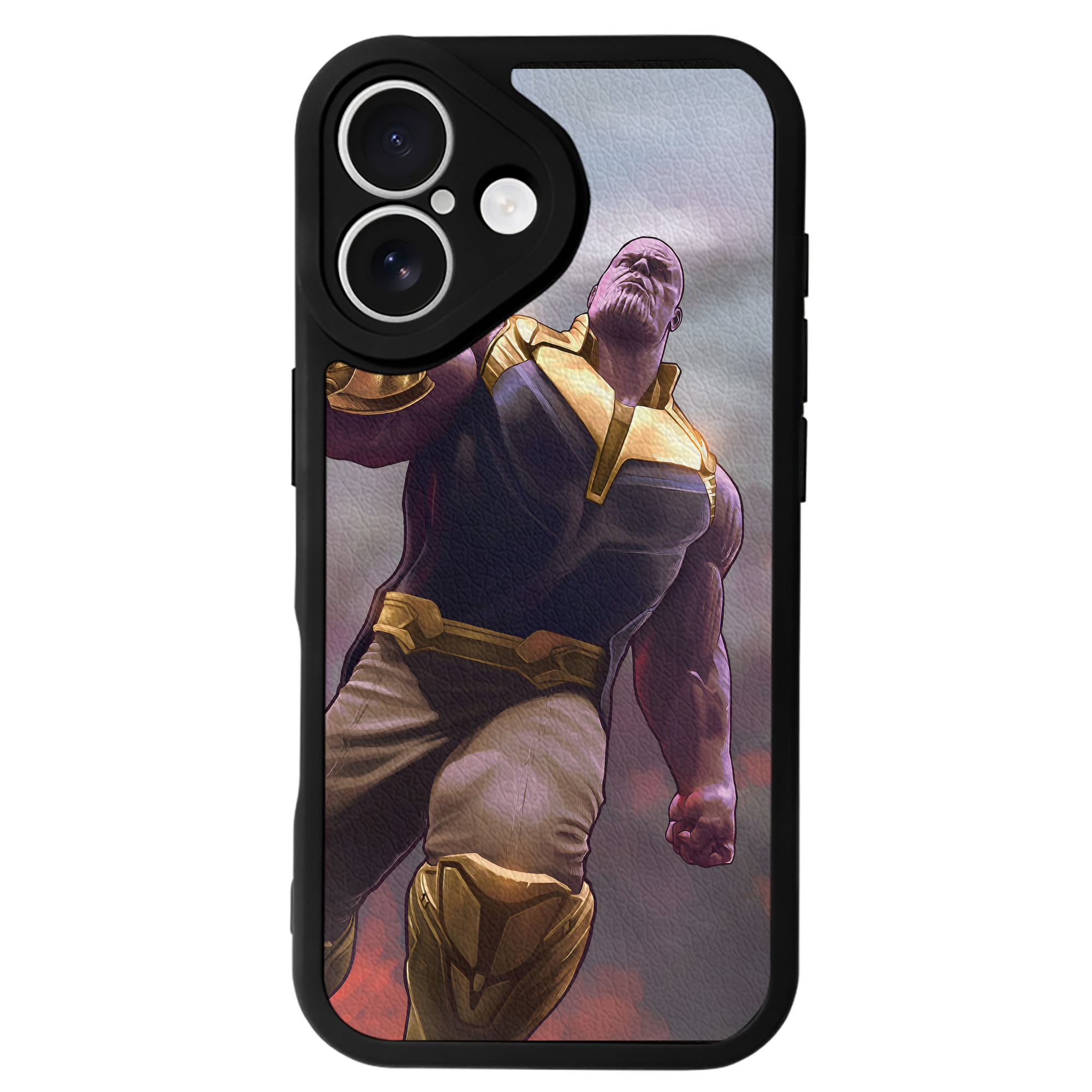 （画像用） アベンジャーズ The Avengers 【iPhone 16シリーズ対応】シリコンスマホケース（レザー調） 材質：シリコン